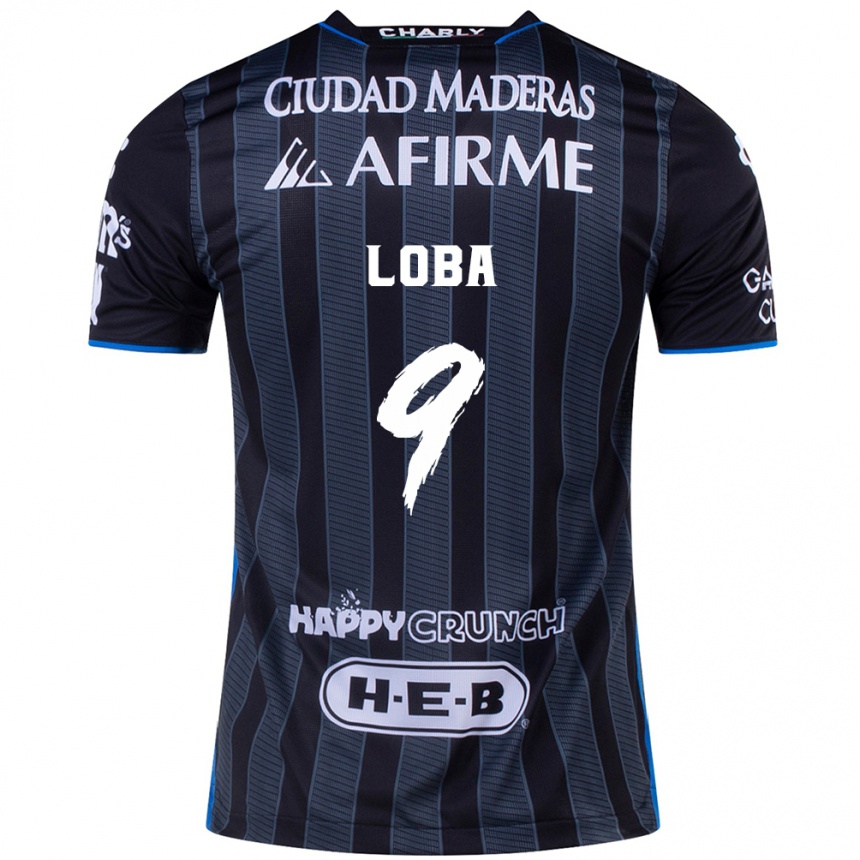 Men Football Aké Loba #9 White Black Away Jersey 2024/25 T-Shirt