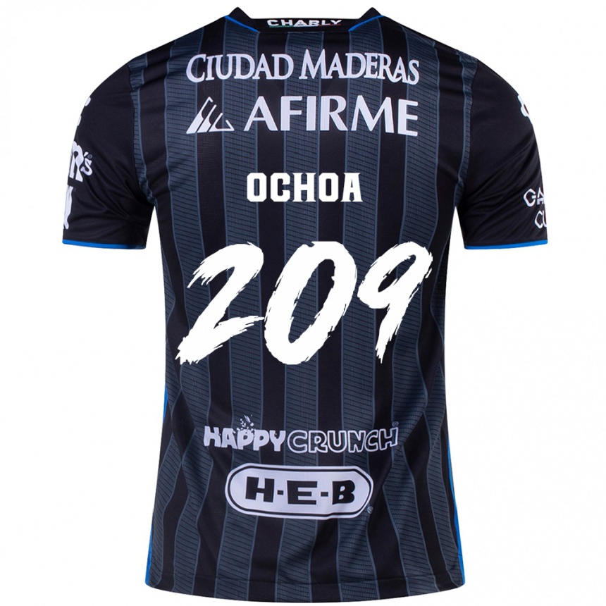 Men Football José Ochoa #209 White Black Away Jersey 2024/25 T-Shirt