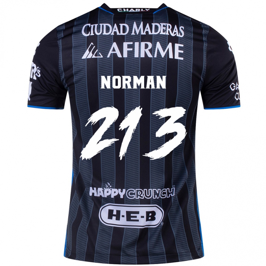 Men Football Humberto Norman #213 White Black Away Jersey 2024/25 T-Shirt