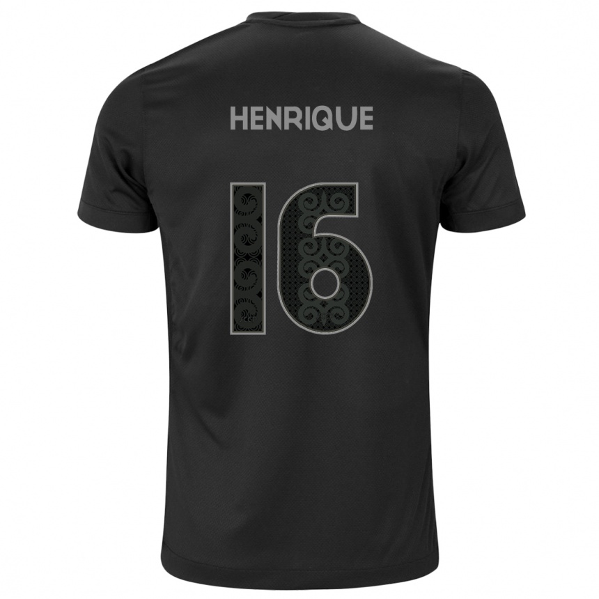 Women Football Pedro Henrique #16 Black Away Jersey 2024/25 T-Shirt