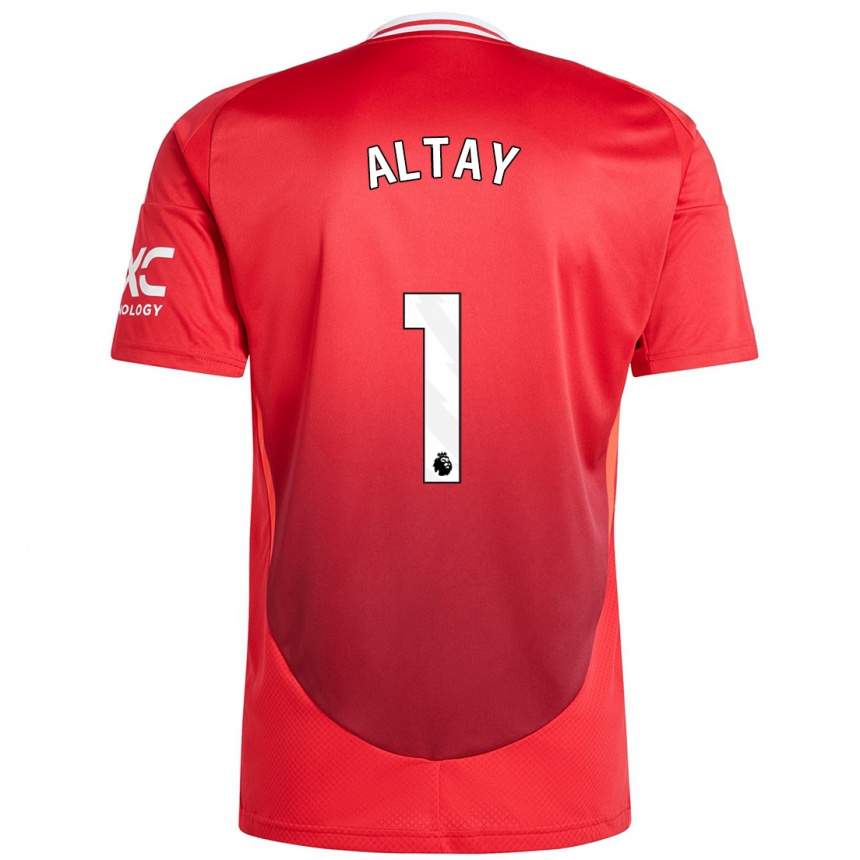 Kids Football Altay Bayindir #1 Bright Red Home Jersey 2024/25 T-Shirt