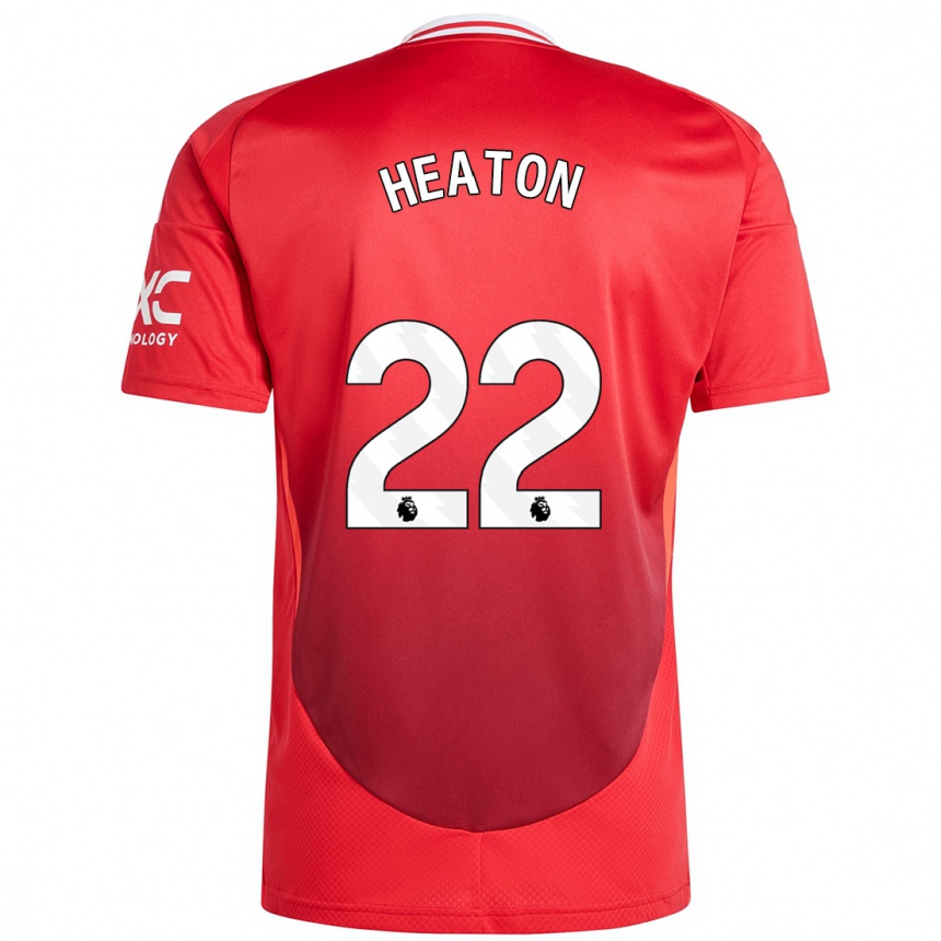 Kids Football Tom Heaton #22 Bright Red Home Jersey 2024/25 T-Shirt