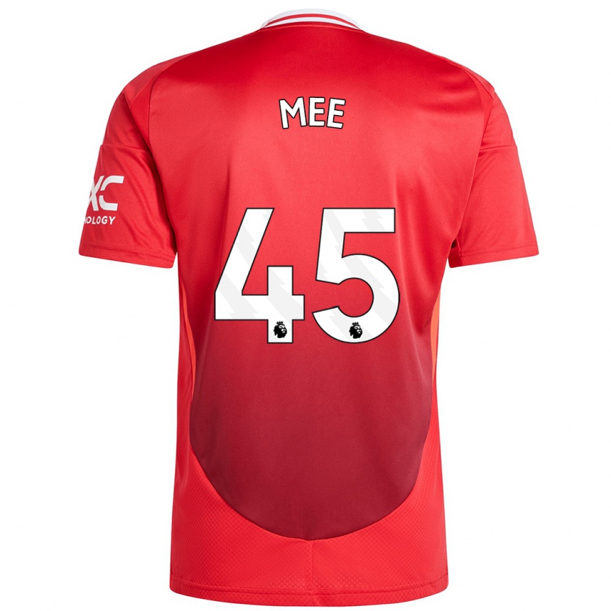 Kids Football Dermot Mee #45 Bright Red Home Jersey 2024/25 T-Shirt