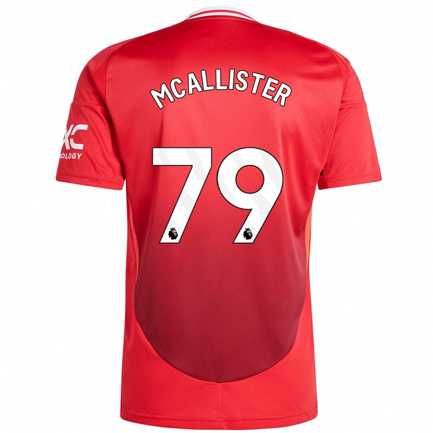 Kids Football Finley Mcallister #79 Bright Red Home Jersey 2024/25 T-Shirt