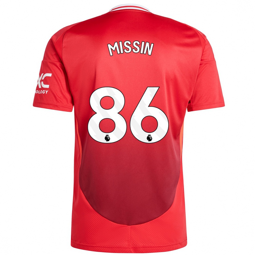 Kids Football Ashton Missin #86 Bright Red Home Jersey 2024/25 T-Shirt