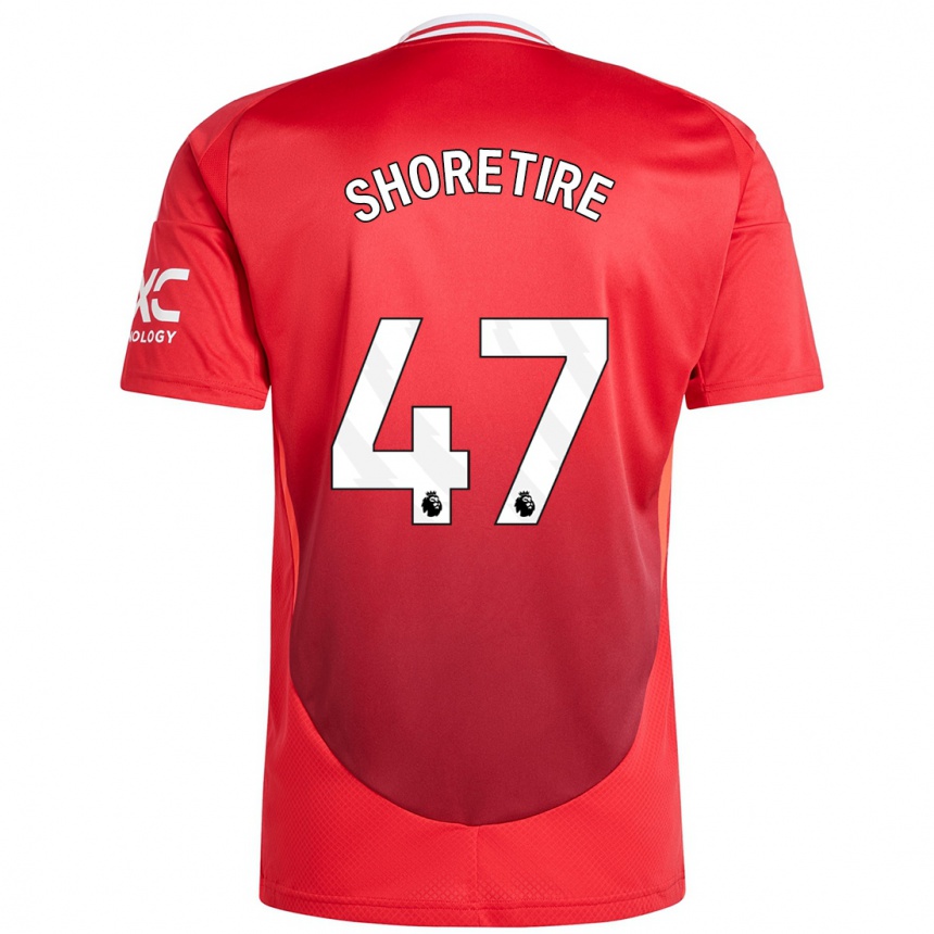 Kids Football Shola Shoretire #47 Bright Red Home Jersey 2024/25 T-Shirt