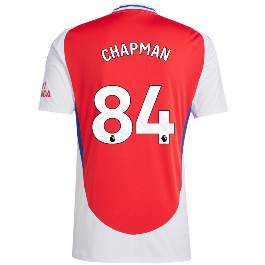 Kids Football Samuel Chapman #84 Red White Home Jersey 2024/25 T-Shirt