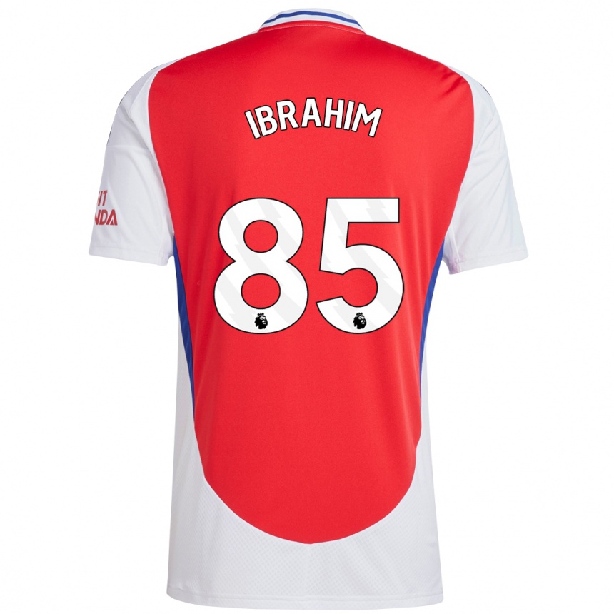 Kids Football Ife Ibrahim #85 Red White Home Jersey 2024/25 T-Shirt