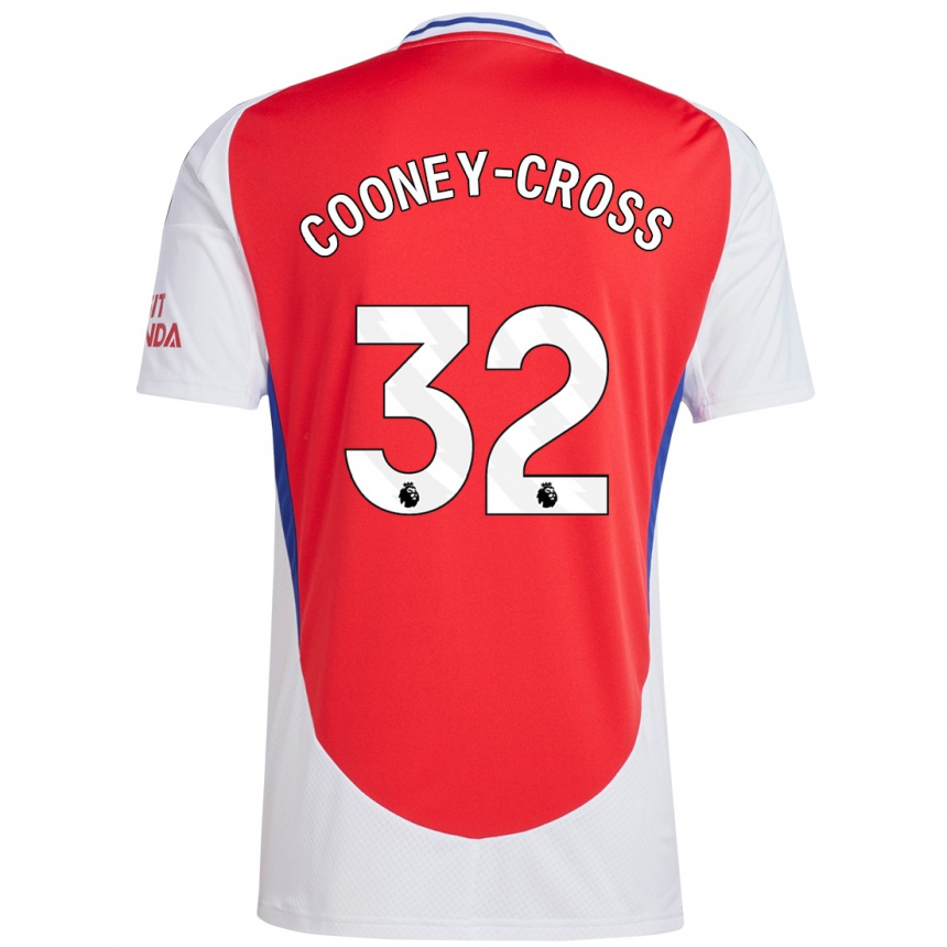 Kids Football Kyra Cooney-Cross #32 Red White Home Jersey 2024/25 T-Shirt