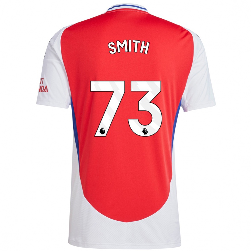 Kids Football Tom Smith #73 Red White Home Jersey 2024/25 T-Shirt