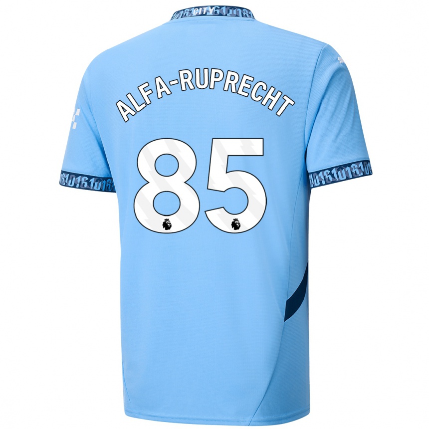 Kids Football Farid Alfa-Ruprecht #85 Navy Blue Home Jersey 2024/25 T-Shirt