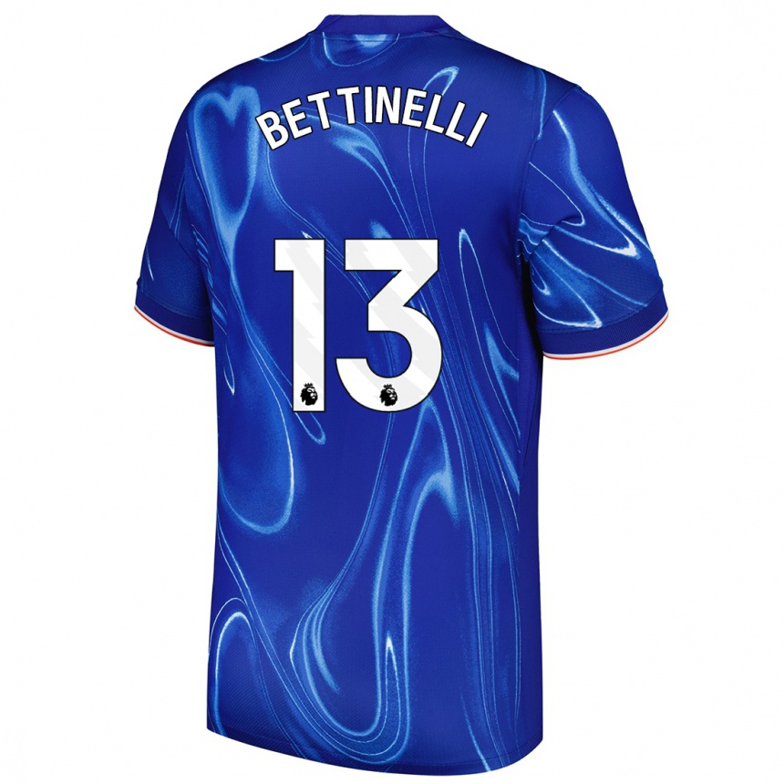 Kids Football Marcus Bettinelli #13 Blue White Home Jersey 2024/25 T-Shirt