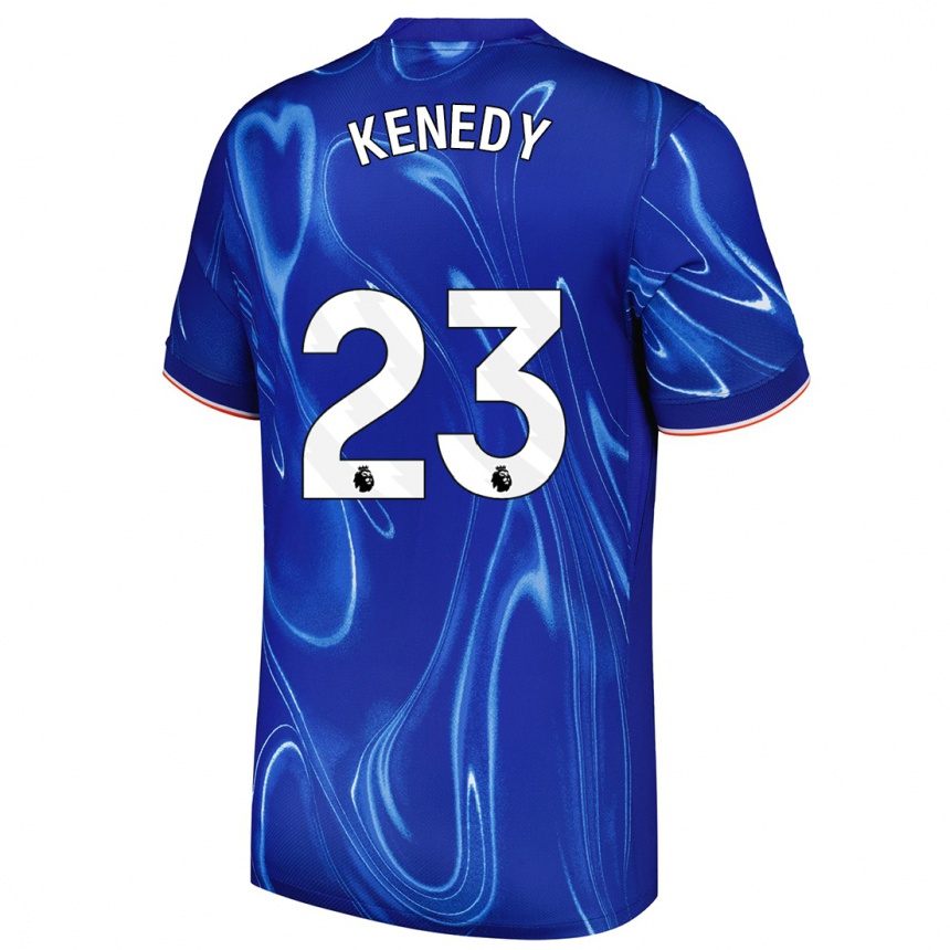 Kids Football Robert Kenedy #23 Blue White Home Jersey 2024/25 T-Shirt