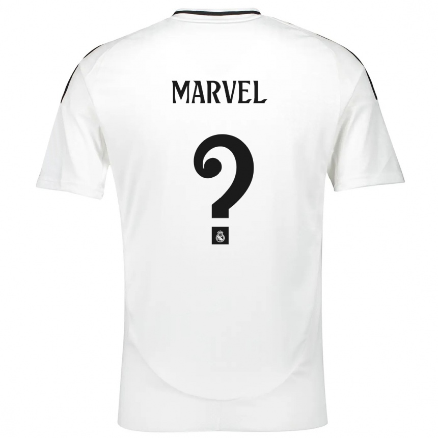 Kids Football Marvel #0 White Home Jersey 2024/25 T-Shirt