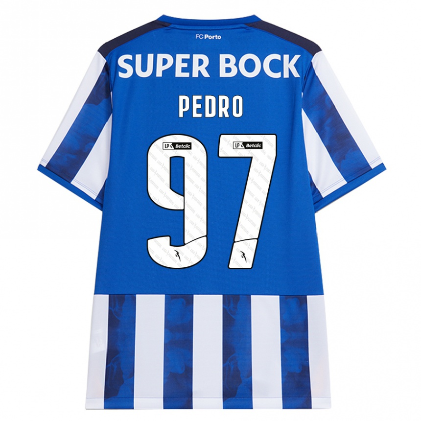 Kids Football Zé Pedro #97 Blue White Home Jersey 2024/25 T-Shirt