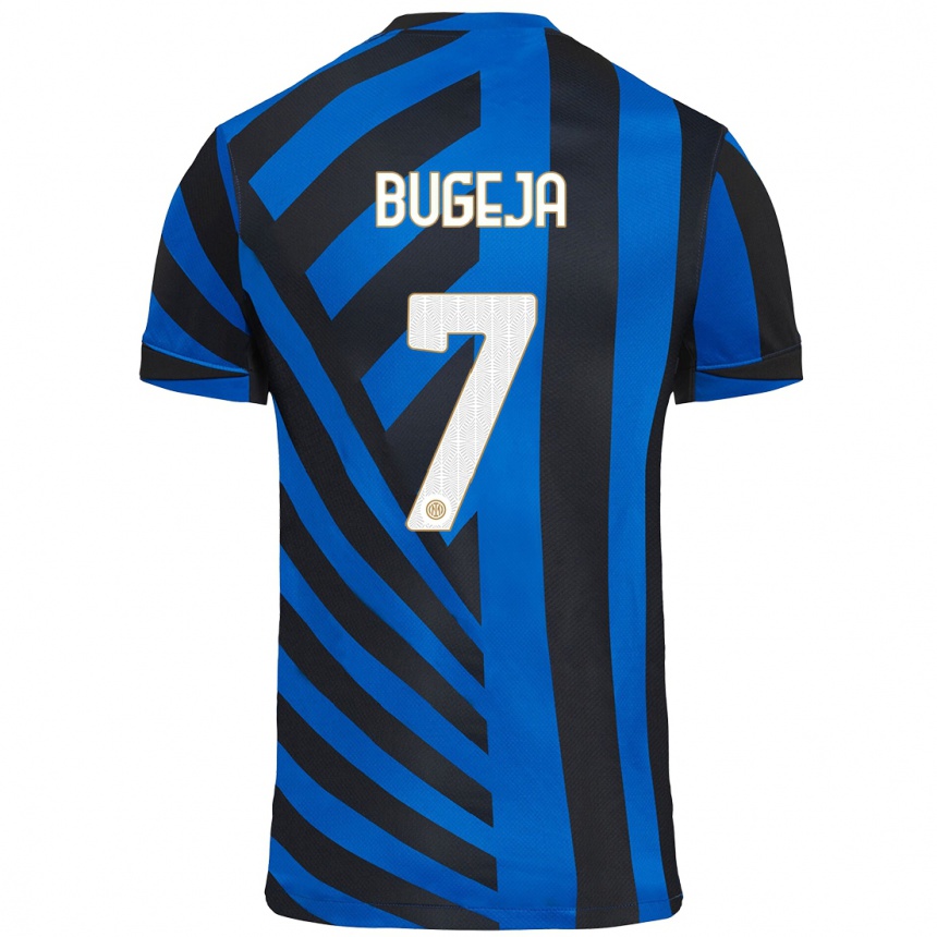 Kids Football Haley Bugeja #7 Blue Black Home Jersey 2024/25 T-Shirt