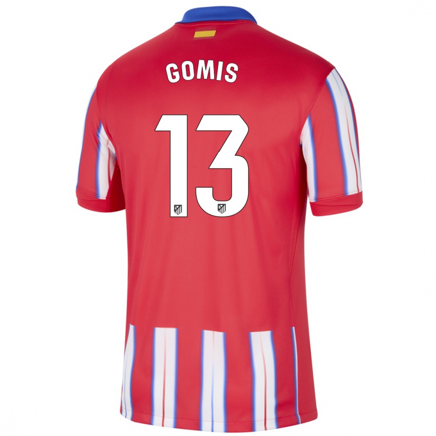 Kids Football Antonio Gomis #13 Red White Blue Home Jersey 2024/25 T-Shirt