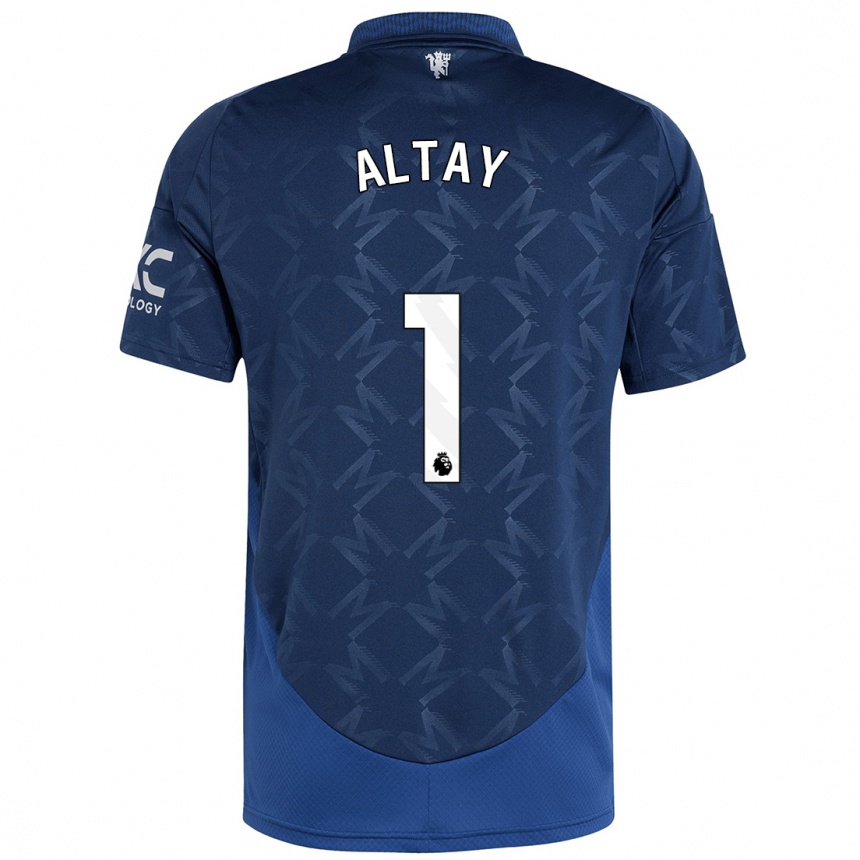 Kids Football Altay Bayindir #1 Indigo Away Jersey 2024/25 T-Shirt