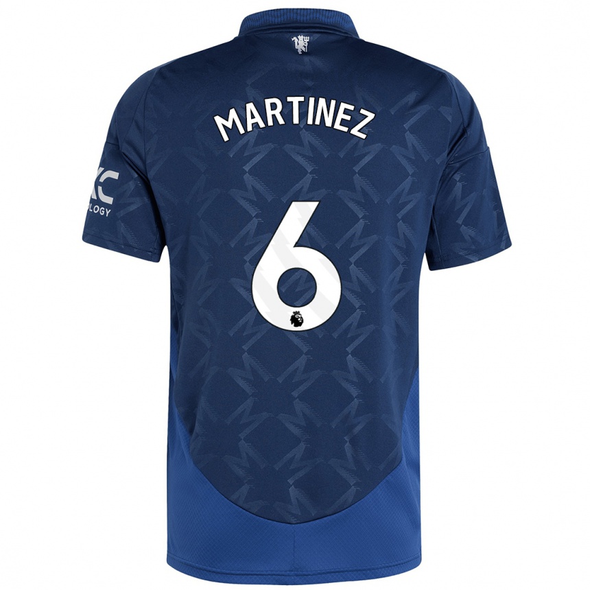 Kids Football Lisandro Martinez #6 Indigo Away Jersey 2024/25 T-Shirt