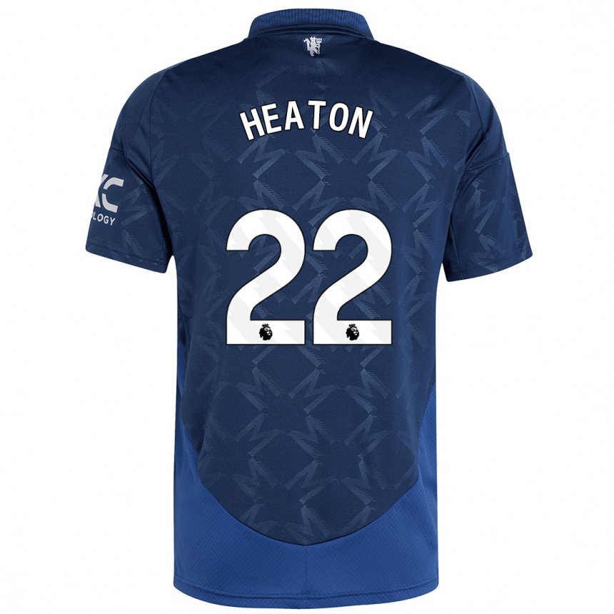 Kids Football Tom Heaton #22 Indigo Away Jersey 2024/25 T-Shirt