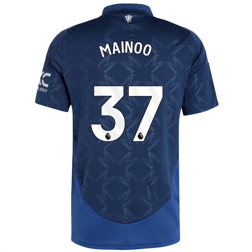 Kids Football Kobbie Mainoo #37 Indigo Away Jersey 2024/25 T-Shirt