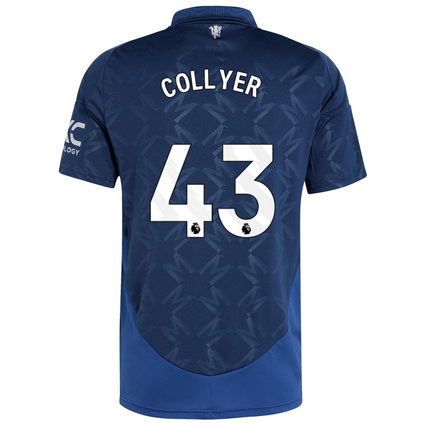 Kids Football Toby Collyer #43 Indigo Away Jersey 2024/25 T-Shirt