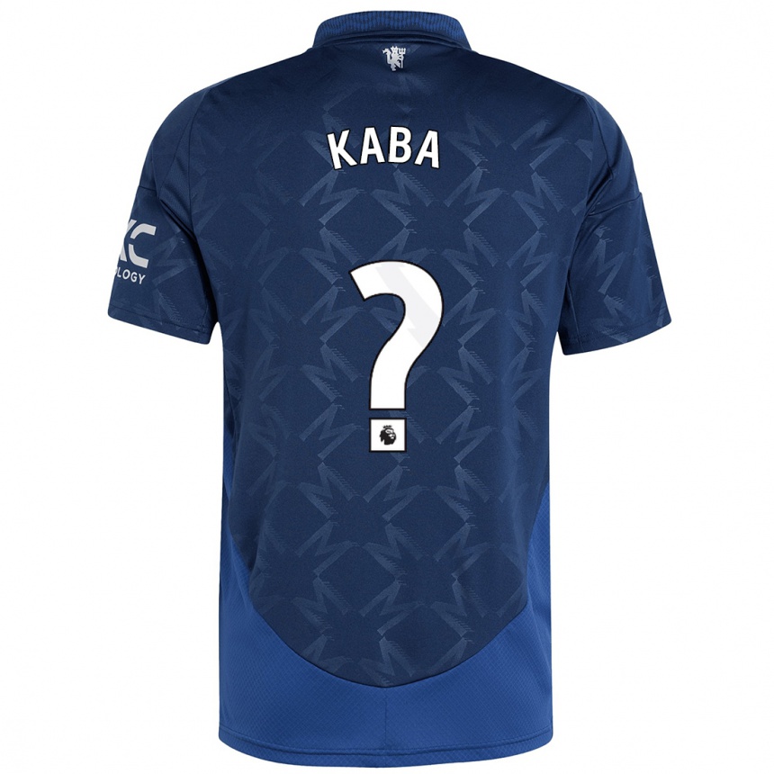 Kids Football Sekou Kaba #0 Indigo Away Jersey 2024/25 T-Shirt