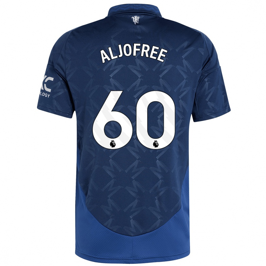 Kids Football Sonny Aljofree #60 Indigo Away Jersey 2024/25 T-Shirt