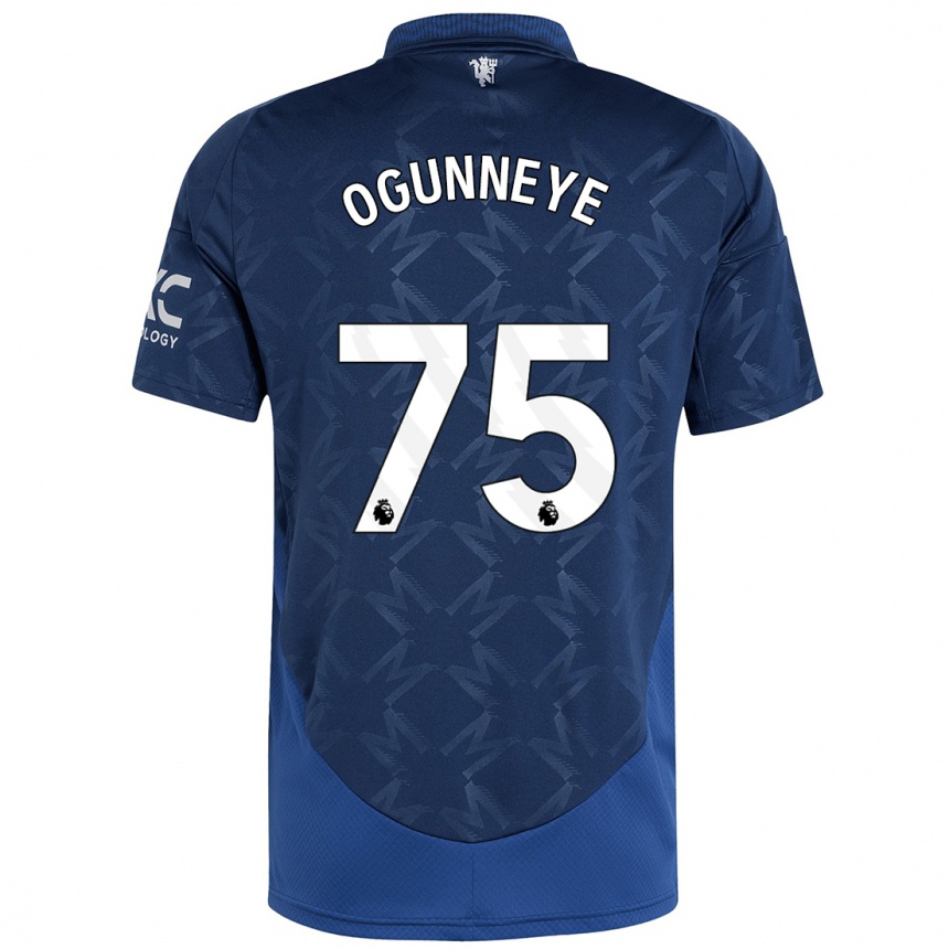 Kids Football Habeeb Ogunneye #75 Indigo Away Jersey 2024/25 T-Shirt