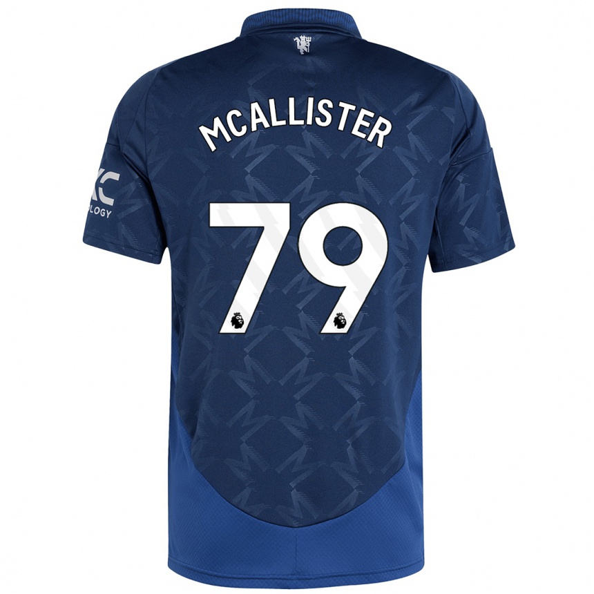 Kids Football Finley Mcallister #79 Indigo Away Jersey 2024/25 T-Shirt