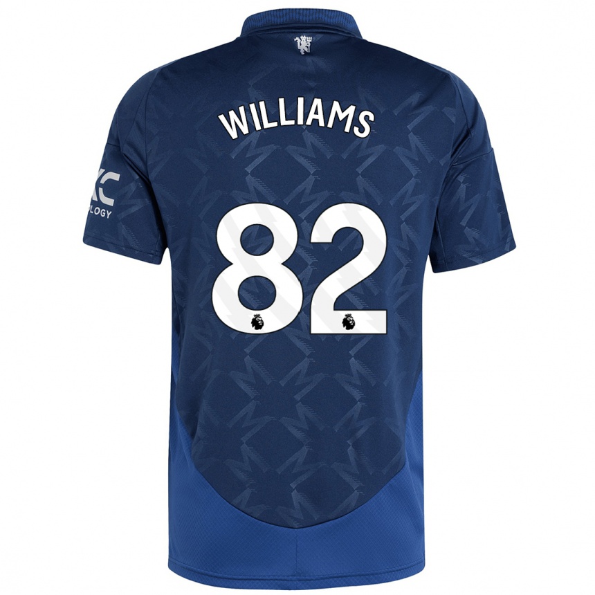 Kids Football Ethan Williams #82 Indigo Away Jersey 2024/25 T-Shirt