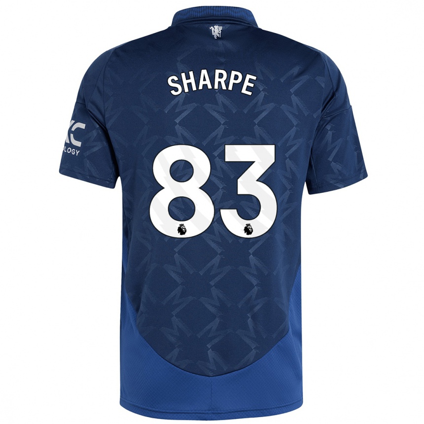 Kids Football Malachi Sharpe #83 Indigo Away Jersey 2024/25 T-Shirt