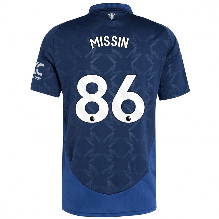 Kids Football Ashton Missin #86 Indigo Away Jersey 2024/25 T-Shirt