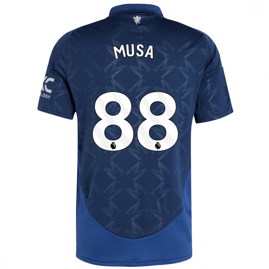 Kids Football Victor Musa #88 Indigo Away Jersey 2024/25 T-Shirt