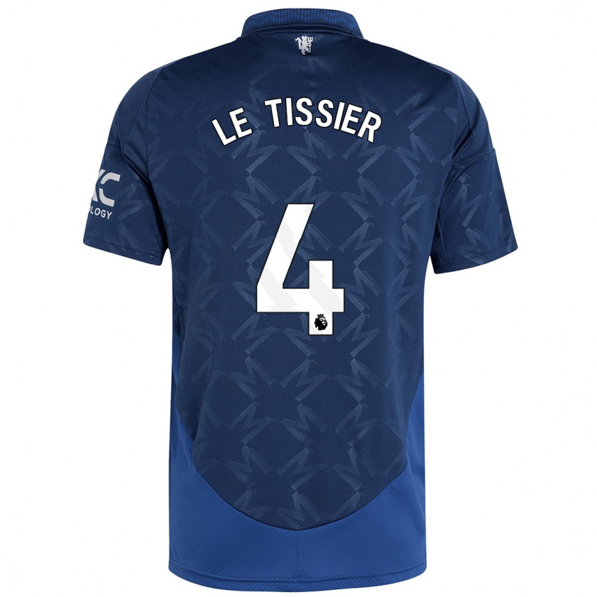 Kids Football Maya Le Tissier #4 Indigo Away Jersey 2024/25 T-Shirt