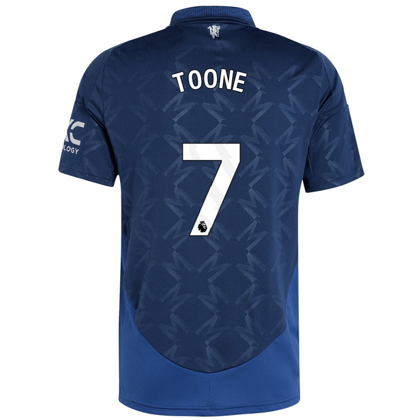 Kids Football Ella Toone #7 Indigo Away Jersey 2024/25 T-Shirt