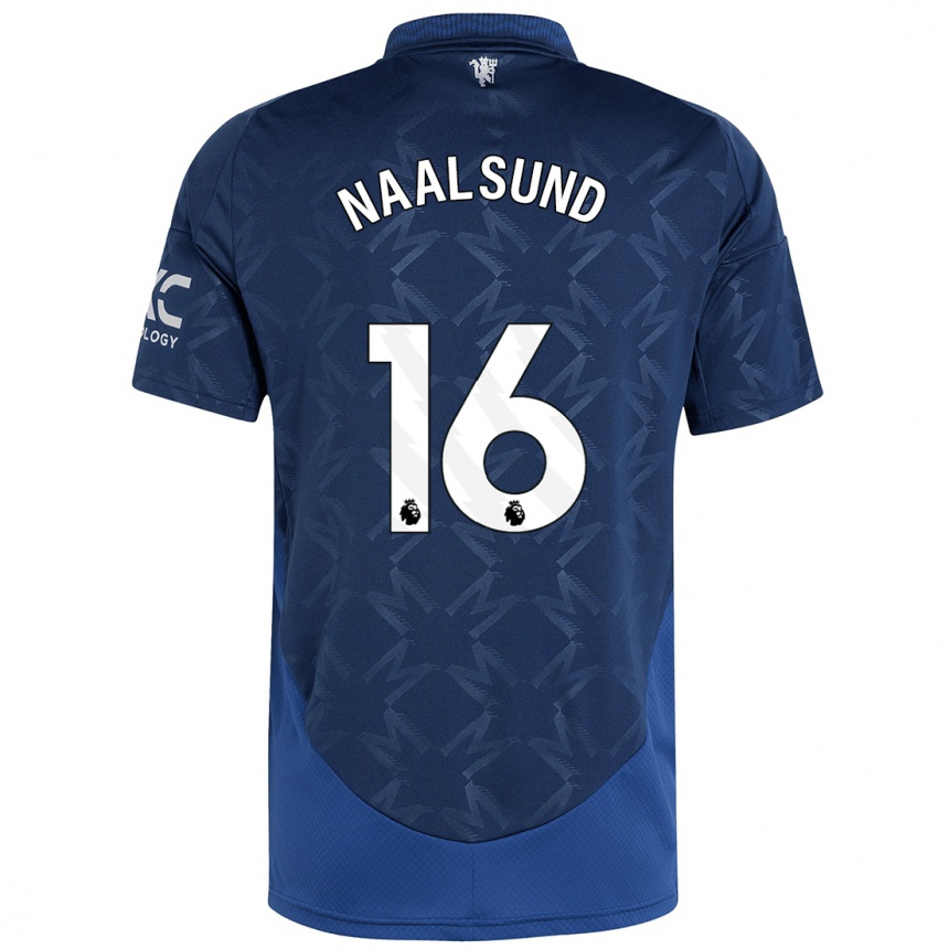 Kids Football Lisa Naalsund #16 Indigo Away Jersey 2024/25 T-Shirt