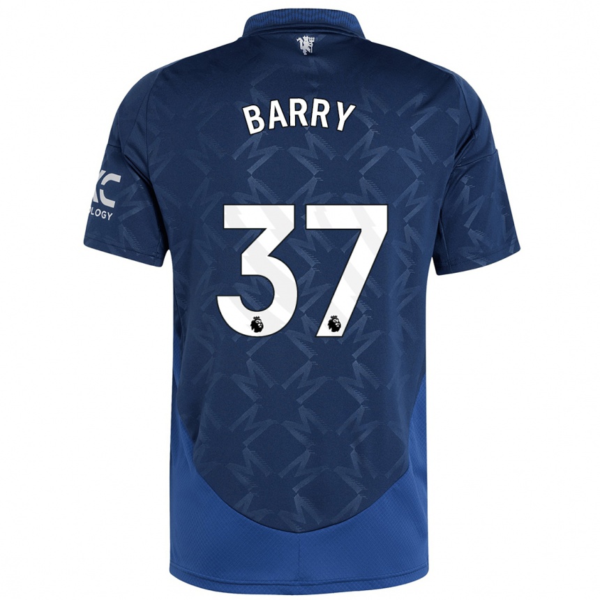 Kids Football Keira Barry #37 Indigo Away Jersey 2024/25 T-Shirt