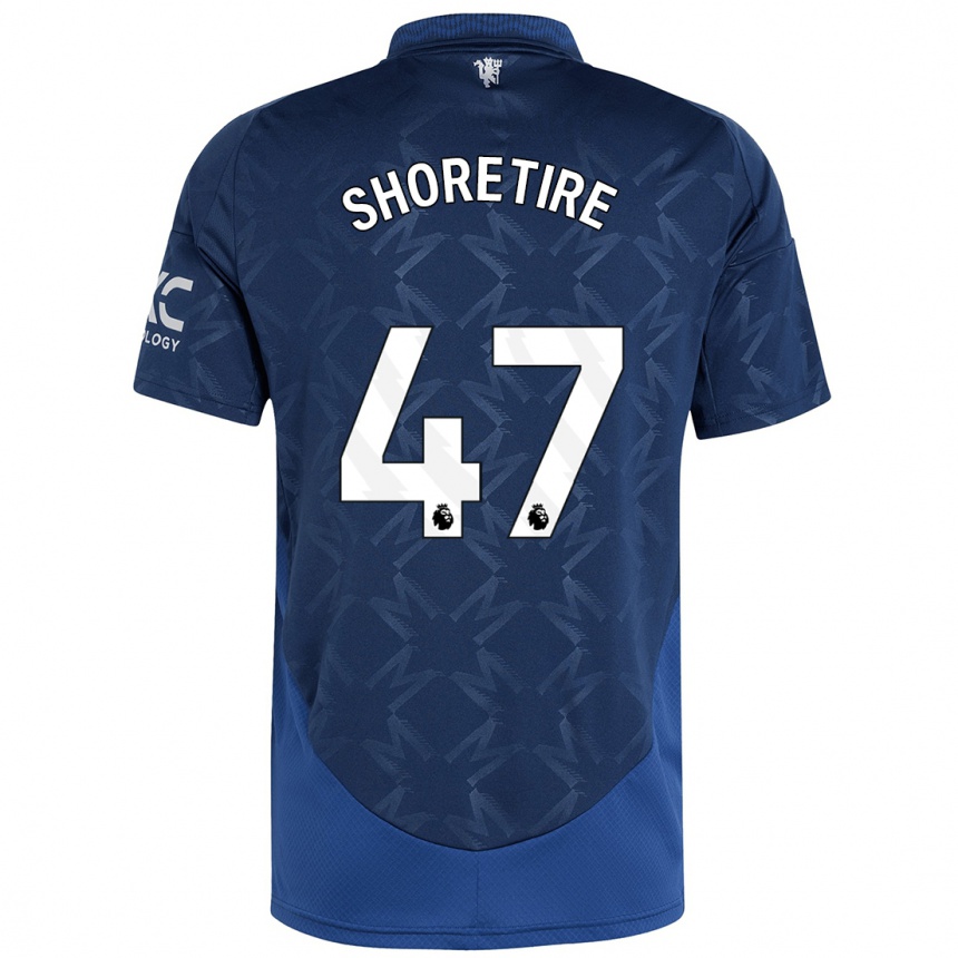 Kids Football Shola Shoretire #47 Indigo Away Jersey 2024/25 T-Shirt