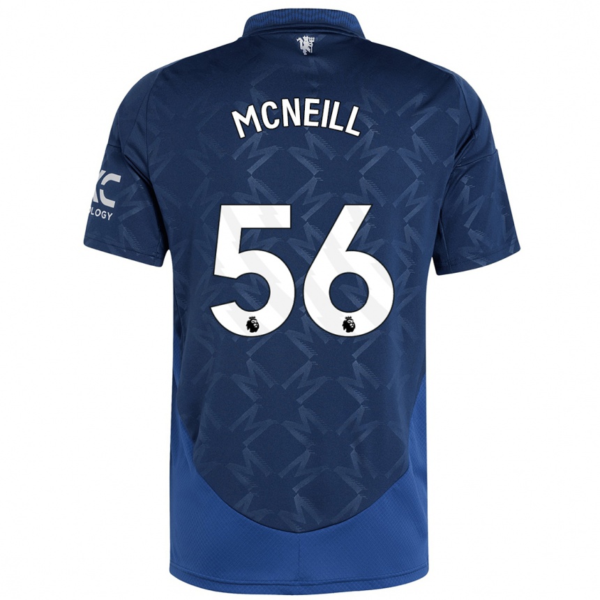 Kids Football Charlie Mcneill #56 Indigo Away Jersey 2024/25 T-Shirt