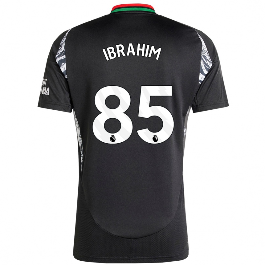 Kids Football Ife Ibrahim #85 Black Away Jersey 2024/25 T-Shirt