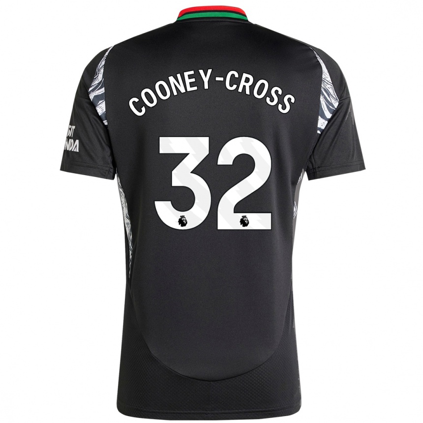 Kids Football Kyra Cooney-Cross #32 Black Away Jersey 2024/25 T-Shirt