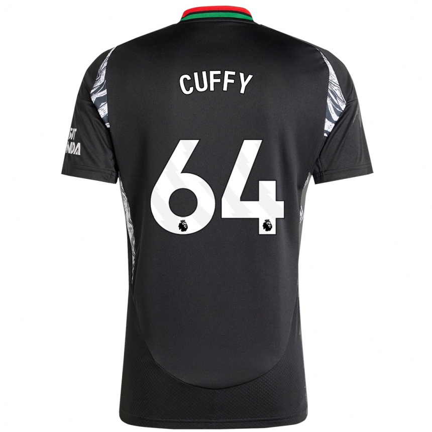 Kids Football Brooke Norton Cuffy #64 Black Away Jersey 2024/25 T-Shirt