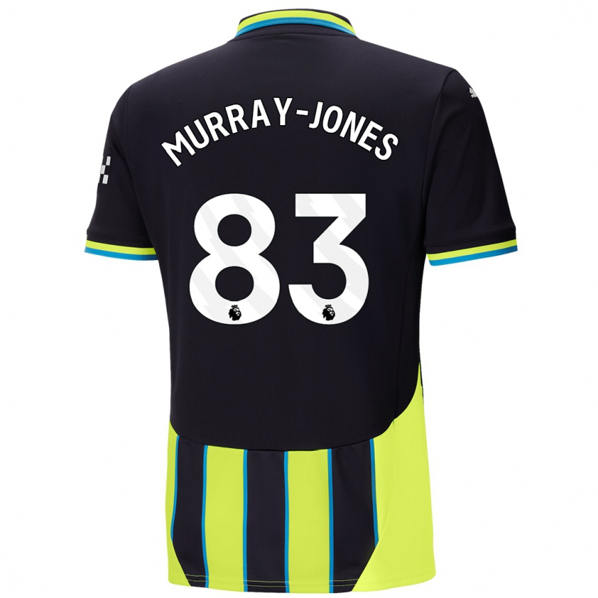 Kids Football George Murray-Jones #83 Blue Yellow Away Jersey 2024/25 T-Shirt