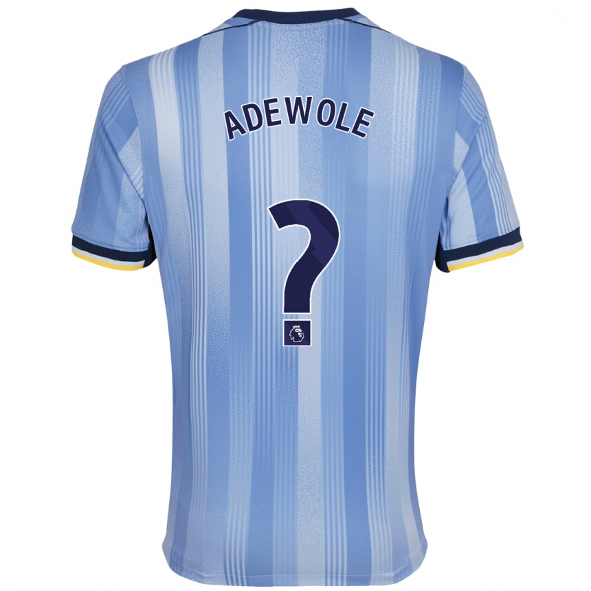 Kids Football Miracle Adewole #0 Light Blue Away Jersey 2024/25 T-Shirt