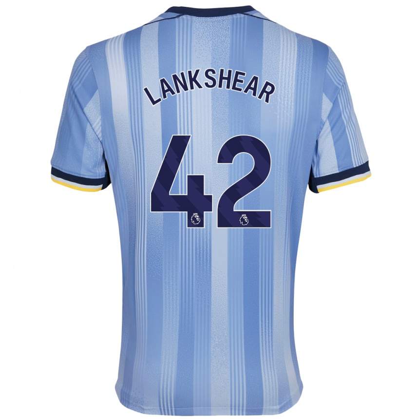 Kids Football Will Lankshear #42 Light Blue Away Jersey 2024/25 T-Shirt