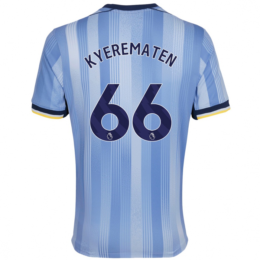 Kids Football Rio Kyerematen #66 Light Blue Away Jersey 2024/25 T-Shirt