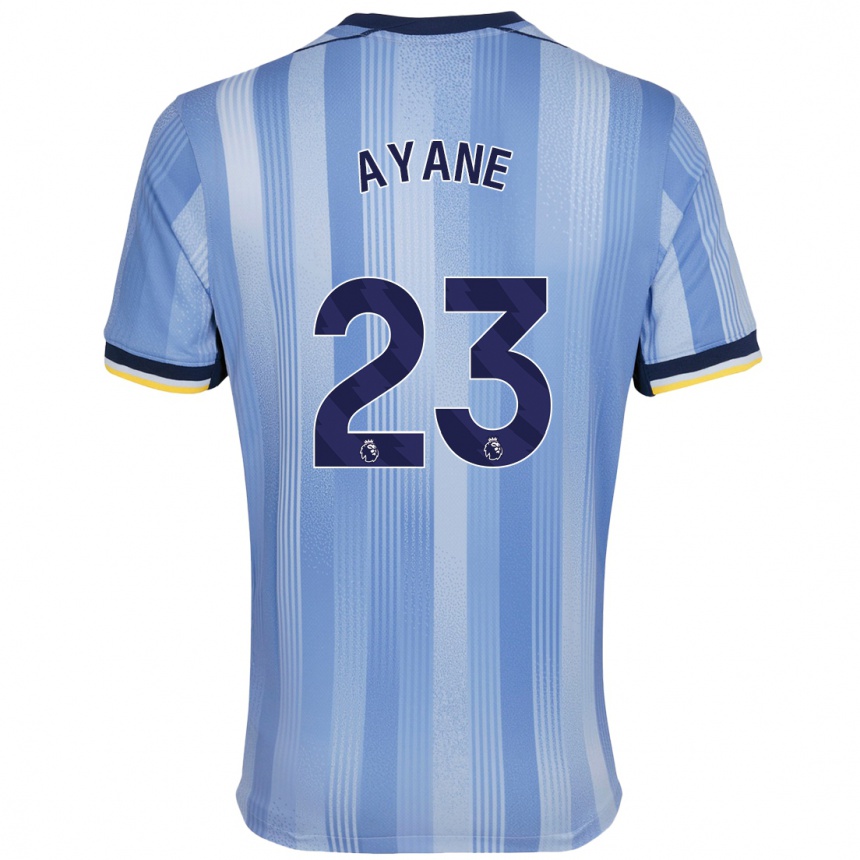 Kids Football Rosella Ayane #23 Light Blue Away Jersey 2024/25 T-Shirt