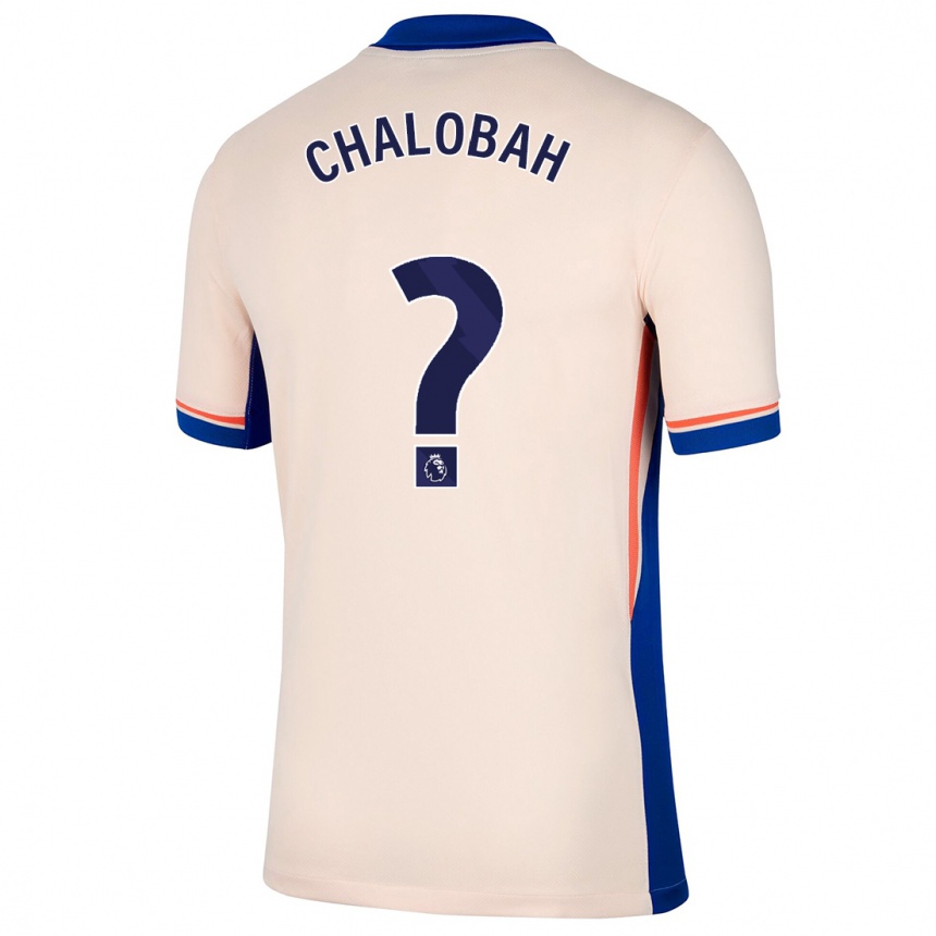 Kids Football Trevoh Chalobah #0 Light Beige Away Jersey 2024/25 T-Shirt