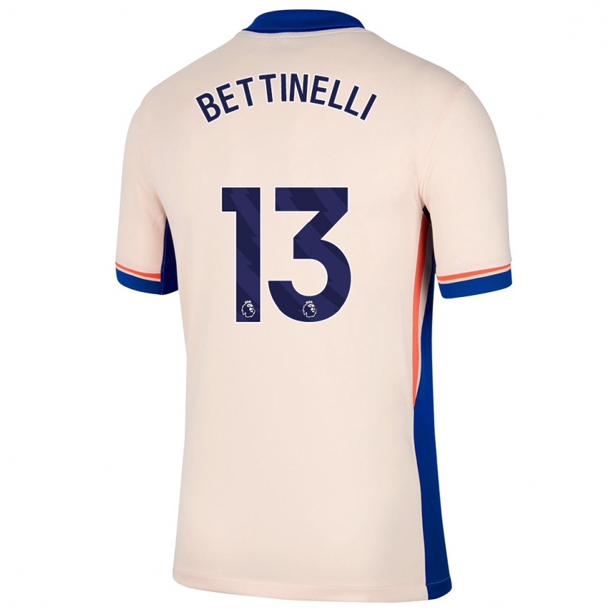 Kids Football Marcus Bettinelli #13 Light Beige Away Jersey 2024/25 T-Shirt